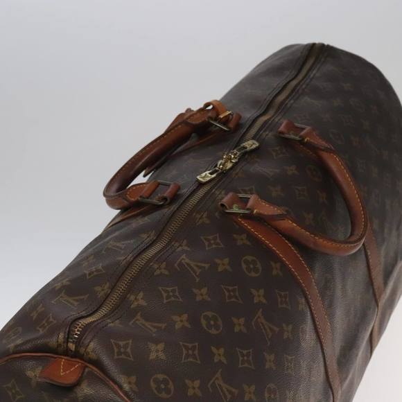 LOUIS VUITTON Monogram Keepall 60 Boston Bag M41422 LV Auth 101571 - Picture 6 of 16